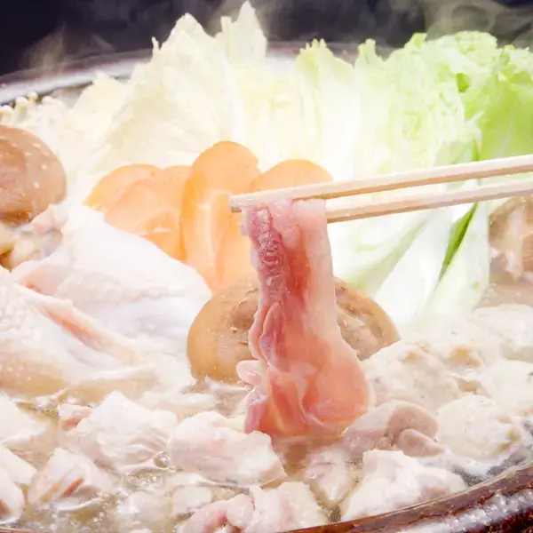 天草大王を使った温かい鶏鍋